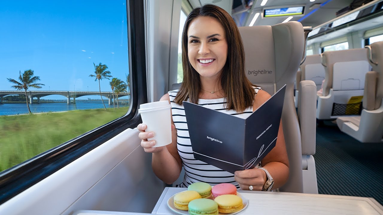 Riding First Class on America's Newest TRAIN to Miami!