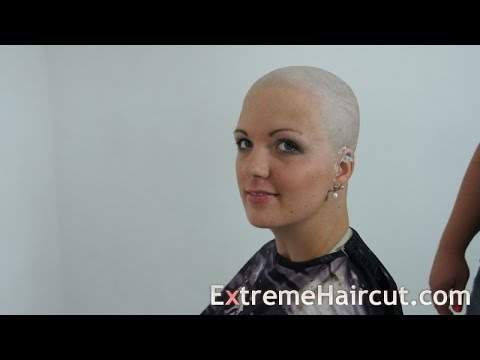 Jelena's Hair Restyle (from very short hair to shaved bald)