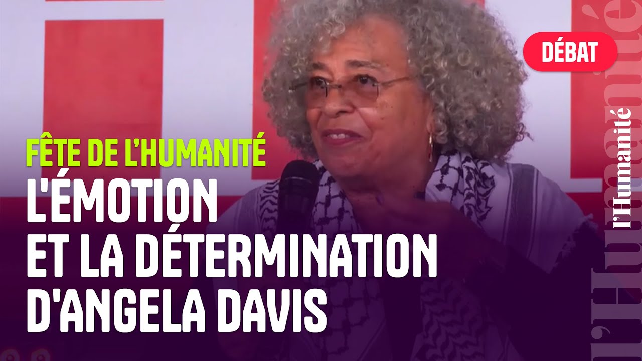 L'émotion et la détermination d'Angela Davis à la Fête de l'Huma