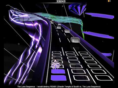 Audiosurf (Shaolin Temple of BooM vs. The Luna Sequence - I would destroy)