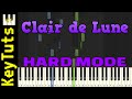 Clair De Lune Debussy Hard Mode Piano Tutorial Synthesia