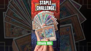 ELFNOTE RDA vs. STAPLE CHALLENGE 🔥 #yugioh #tcg #challenge