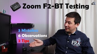 Video thumbnail for Zoom F2-BT Field Recorder Testing by Loris KIM