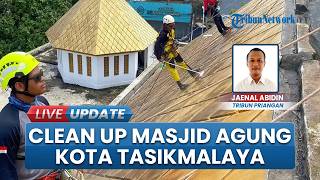 Kolaborasi Komunitas di Tasikmalaya, Bersih Masjid Sekaligus Edukasi Safety di Ketinggian