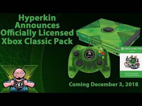 Breaking News: Hyperkin to Release Officially Licensed Xbox Classic Pack on 12/3/2018