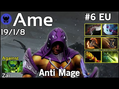 Ame plays Anti Mage!!! Dota 2 7.21
