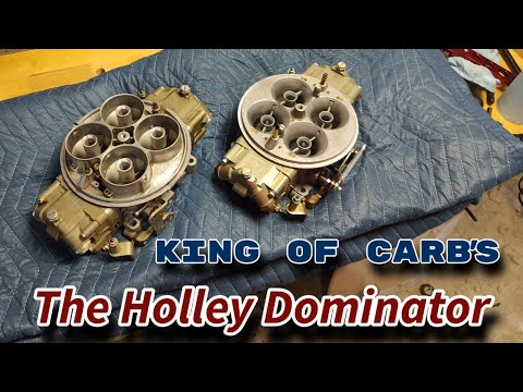 King of Carbs The Holley Dominator!!! The first compared to the latest.. 50 year difference