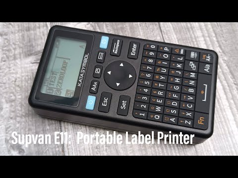 Supvan E11 Portable Label Printer