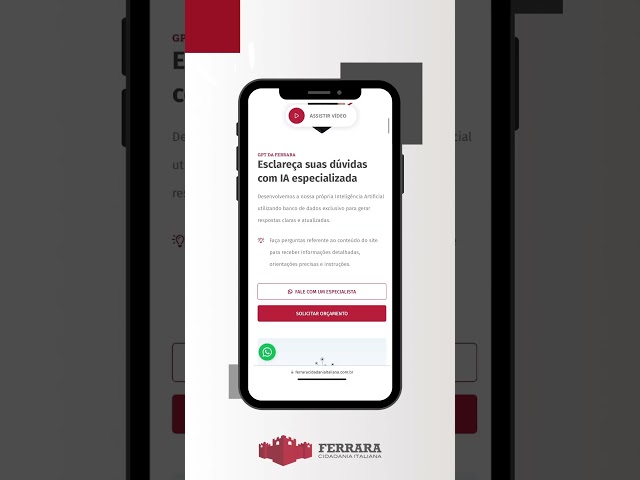 #shorts Inteligência Artificial da Ferrara! Acesse nosso site e tire suas dúvidas ainda hoje!