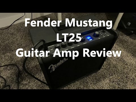 Fender Mustang LT25 25-Watt 1x8" Digital Modeling Guitar Combo 2019 - Present - Black image 7