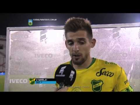 Saveljich: "El arquero de ellos...".Huracán 0 - Defensa 0. Fecha 16. Primera División 2015. FPT.