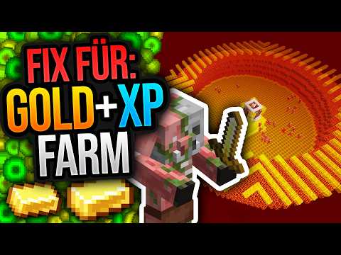 FIX: GOLD XP FARM (1.21.5 - 1.21.10) IN MINECRAFT