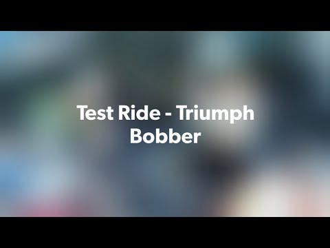 Test Ride - Triumph Bonneville Bobber