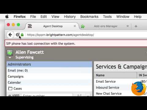 Bright Pattern Agent Desktop Helper App Firefox MR   Call Center Software