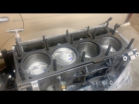 Speed Master head stud install on an LS2 block