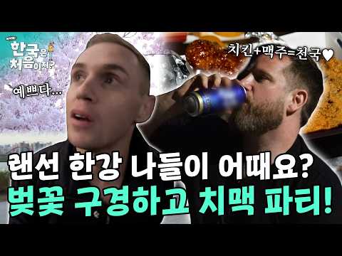 랜선 한강 나들이 어때요? 한강에서 벚꽃 구경하고 치맥 파티!