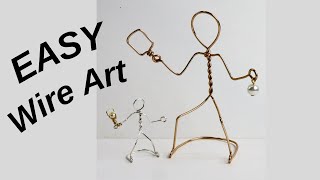 Easy Wire Art Sculpture Tutorial - Custom Pickleball Gifts