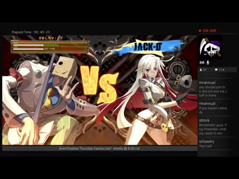 GGXrdR PSN 8/25/16 - ElvenShadow (Faust) vs dot_Nova (Jack-O') FT5