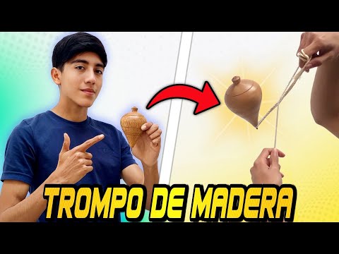 Haciendo Algunos TRUCOS Con Un TROMPO DE MADERA TRADICIONAL🔥