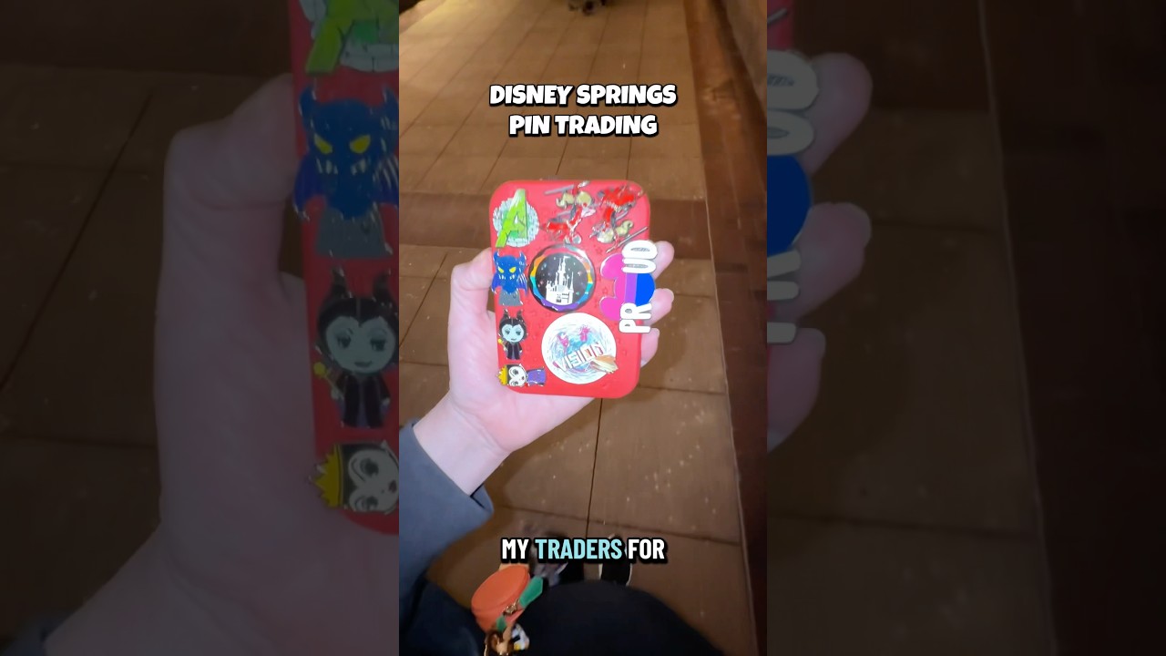 One hour of Pin Trades at Disney Springs #disneypintrading