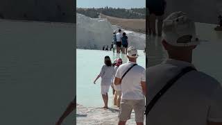 ?The Wonder Of White Pamukkale Turkey -Best Day?️ #pamukkale #cleopatra #natural