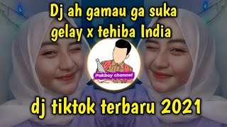 Download lagu Dj ah gamau ga suka gelay x tehiba India || dj tiktok terbaru 2021 mp3