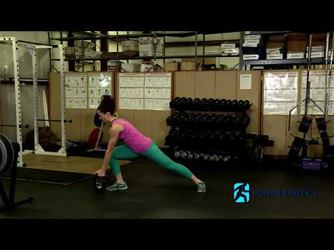 Transverse Plane Lunge With Reach to Ground