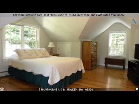 Priced at $544,900 - 5 Hawthorne A & B, Holden, MA 01520