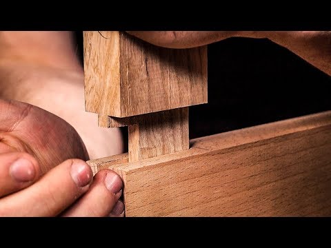 How to cut a MORTICE AND TENON JOINT by HAND
