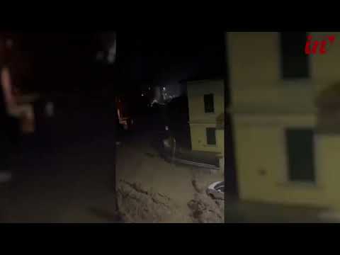 Il Bisenzio esonda a Vaiano