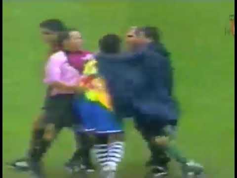 Felipe Ramos Rizo  cuando tuvo un altercado con Jorge Campos