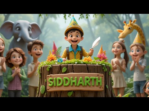 🎂 Happy Birthday SIDDHARTH | Personalized Birthday Song With Name| Celebration| #birthdaycelebration