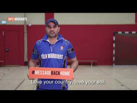 Afghan Amir Mangal now lives as a refugee in Germany