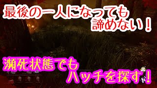 【デッドバイデイライト】一人になっても諦めない！絶対ハッチ見つけてやる！ #4[DeadbyDaylight]