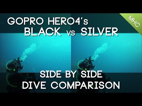 GoPro Hero4 Diving Comparison Black vs Silver (Daytime)