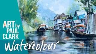 How to Paint a Lake in India in Watercolour - A Step-by-step Guide