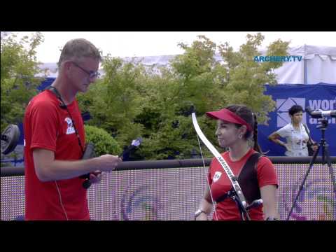 Bérengère Schuh v Denisse Van Lamoen — recurve women's semifinal | Turin 2011 World Championships