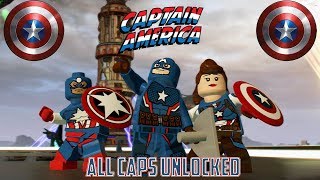 LEGO Marvel Super Heroes 2 All Captain America Characters Unlocked