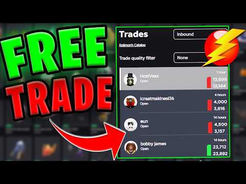 FASTEST Way to Get FREE TRADES in Roblox! (2025 Limited Trading Guide)