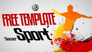 Download lagu Free Soccer Sport Intro After Effects template   tutorial mp3