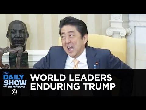 World Leaders Enduring Trump | The Daily Show