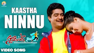 Kaastha Nannu Video Song  Student No1  Jr NTR  MM 