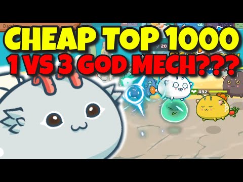 CHEAP TOP 1000 TEAM AXIE INFINITY - Season 19 - Budget Build 2500+ MMR | Mech Aqua Plant | STRATEGY