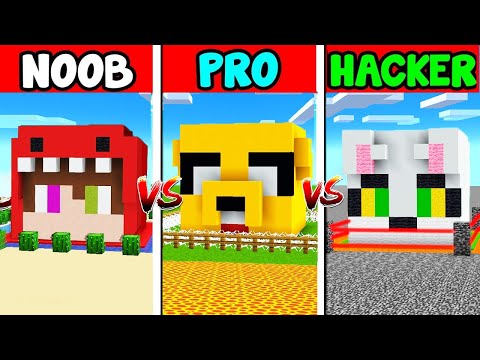 EPIC Minecraft Battle! Noob vs Pro vs Hacker 😂