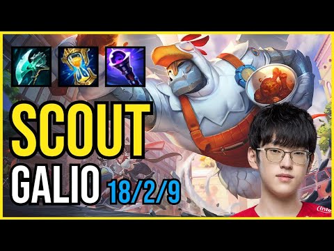 SCOUT - GALIO Mid - KR Grandmaster - Patch 11.5