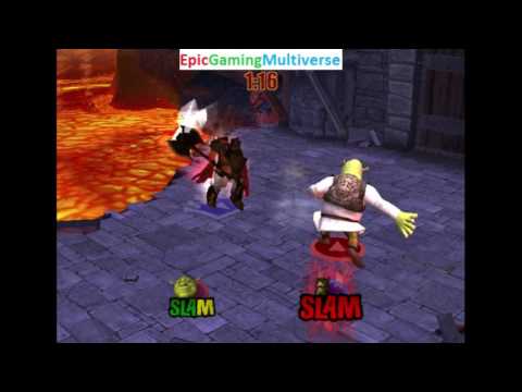 The Black Knight VS Shrek The Ogre In A Shrek SuperSlam Match / Battle / Fight
