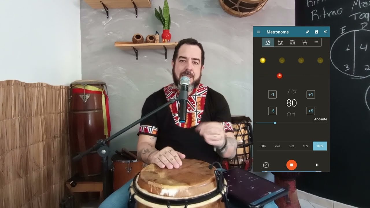 Usando o Metrônomo  no Ijexá
