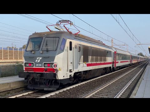 INTERCITY NOTTE e TRENI MERCI NOTTURNI in transito a Anzola Emilia!