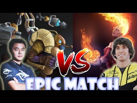 Dendi vs MidOne — Epic Match NaVi vs Secret Dota 2