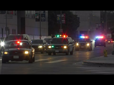 LAPD UNITS  Responding Code 3 (Protests & Riots IN JUNE 2025)